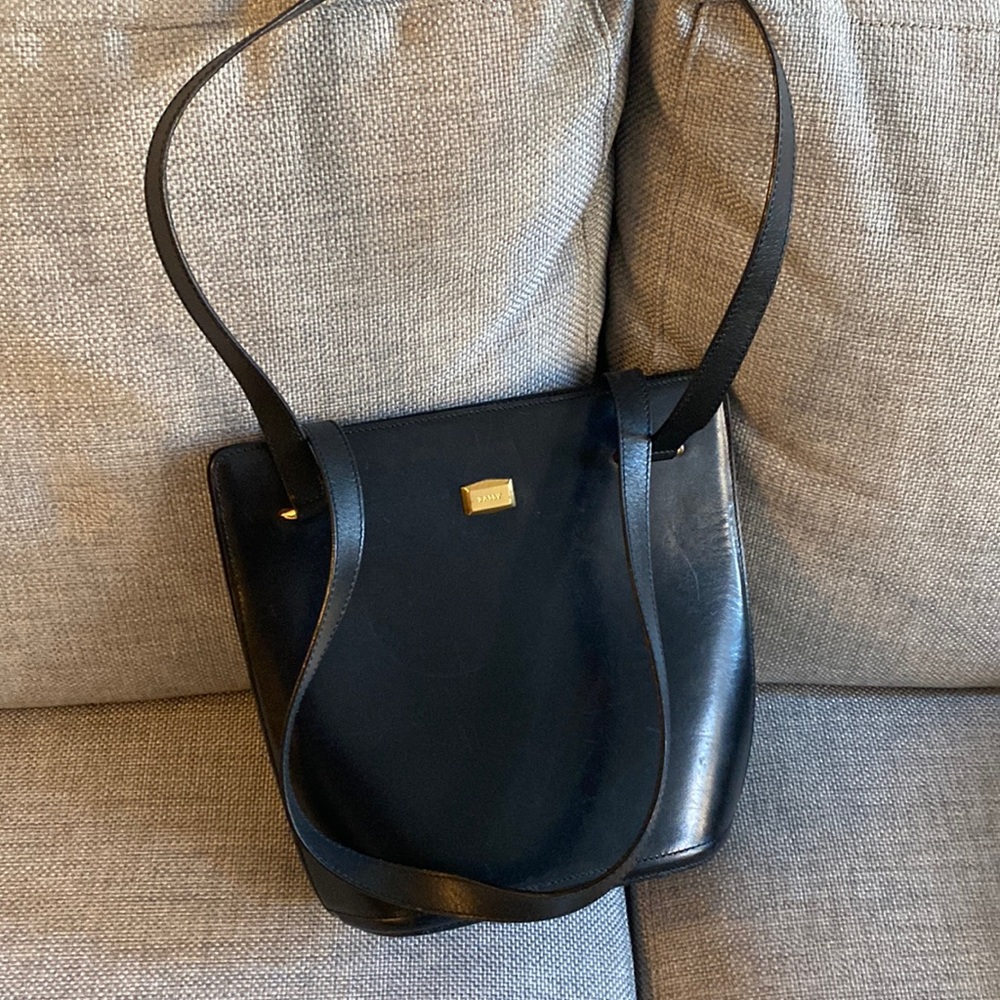Bally black 100% leather shoulder bag